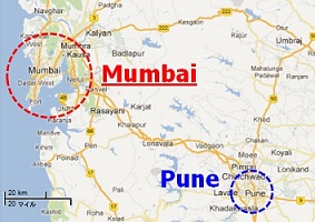 Pune map